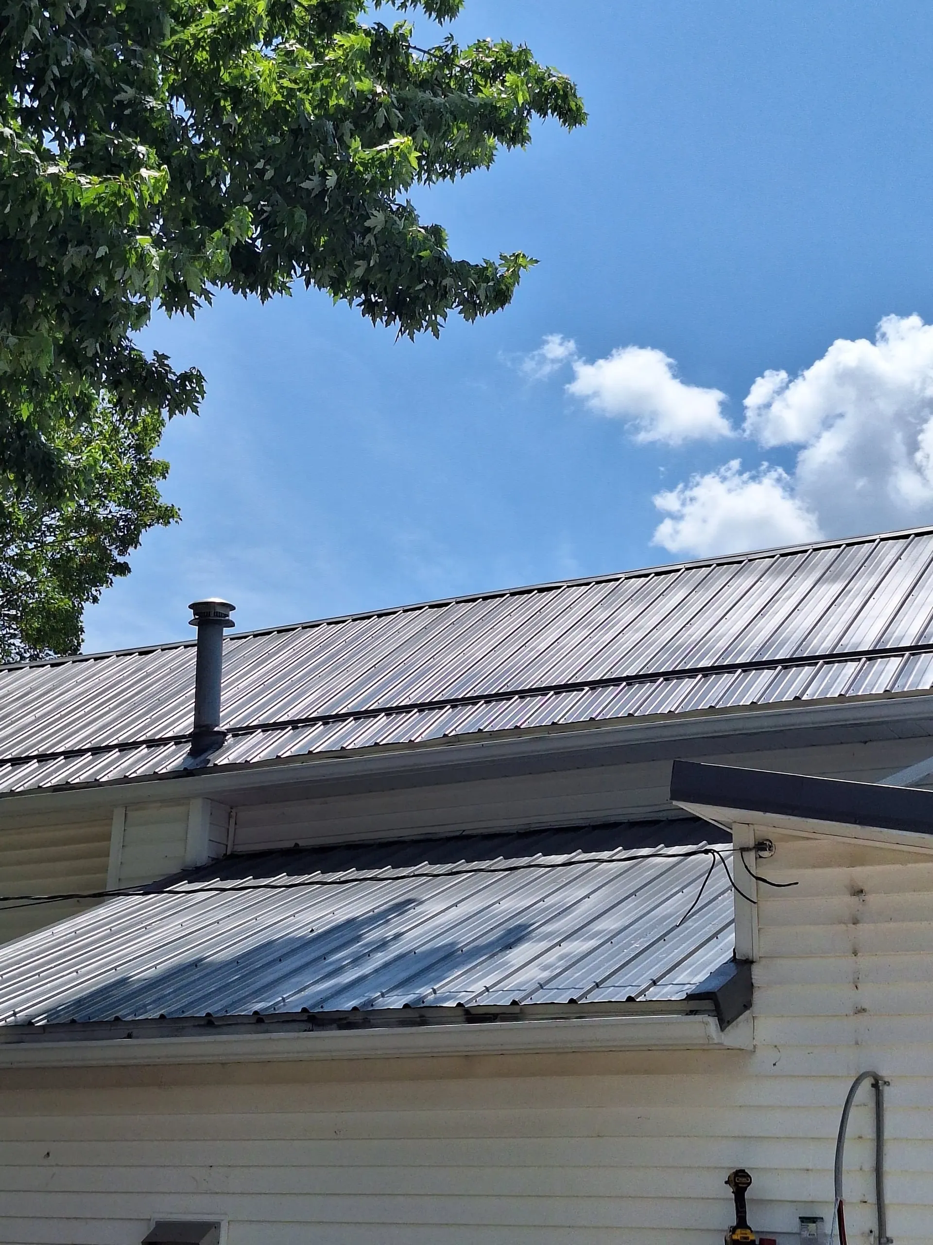 Freshly painted home exterior with trim detail