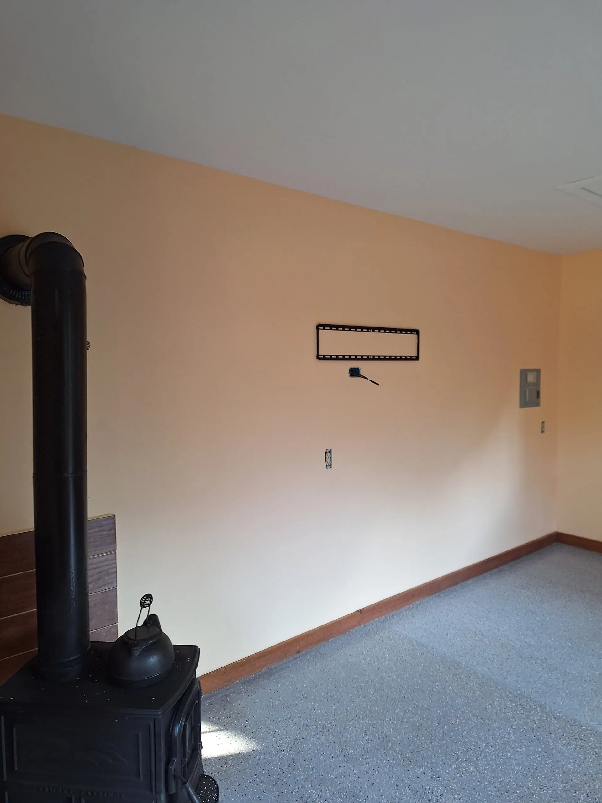 Freshly painted interior room in Fairfield County