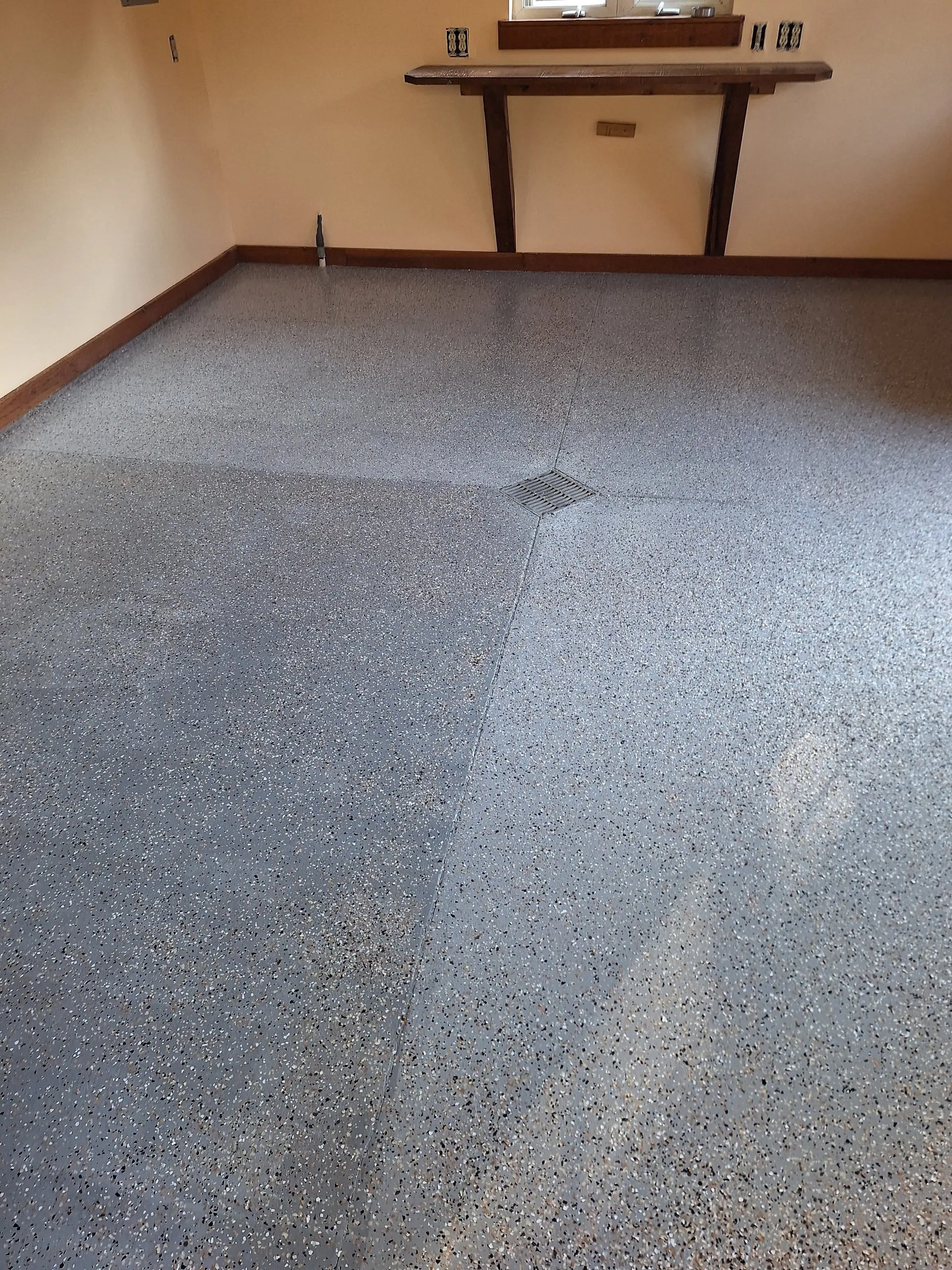 Interior painting with trim work detail