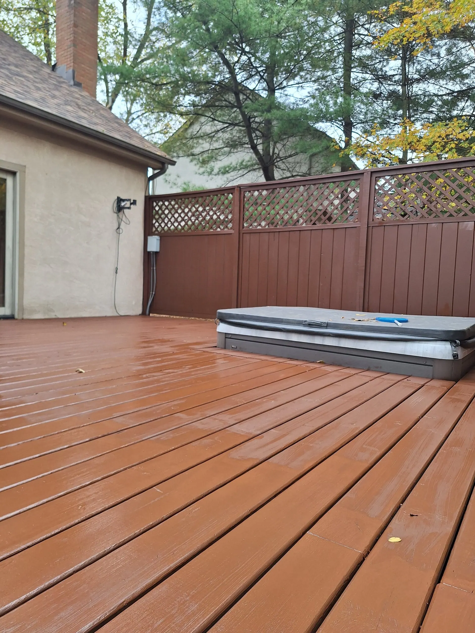 Living area interior painting in Ohio home