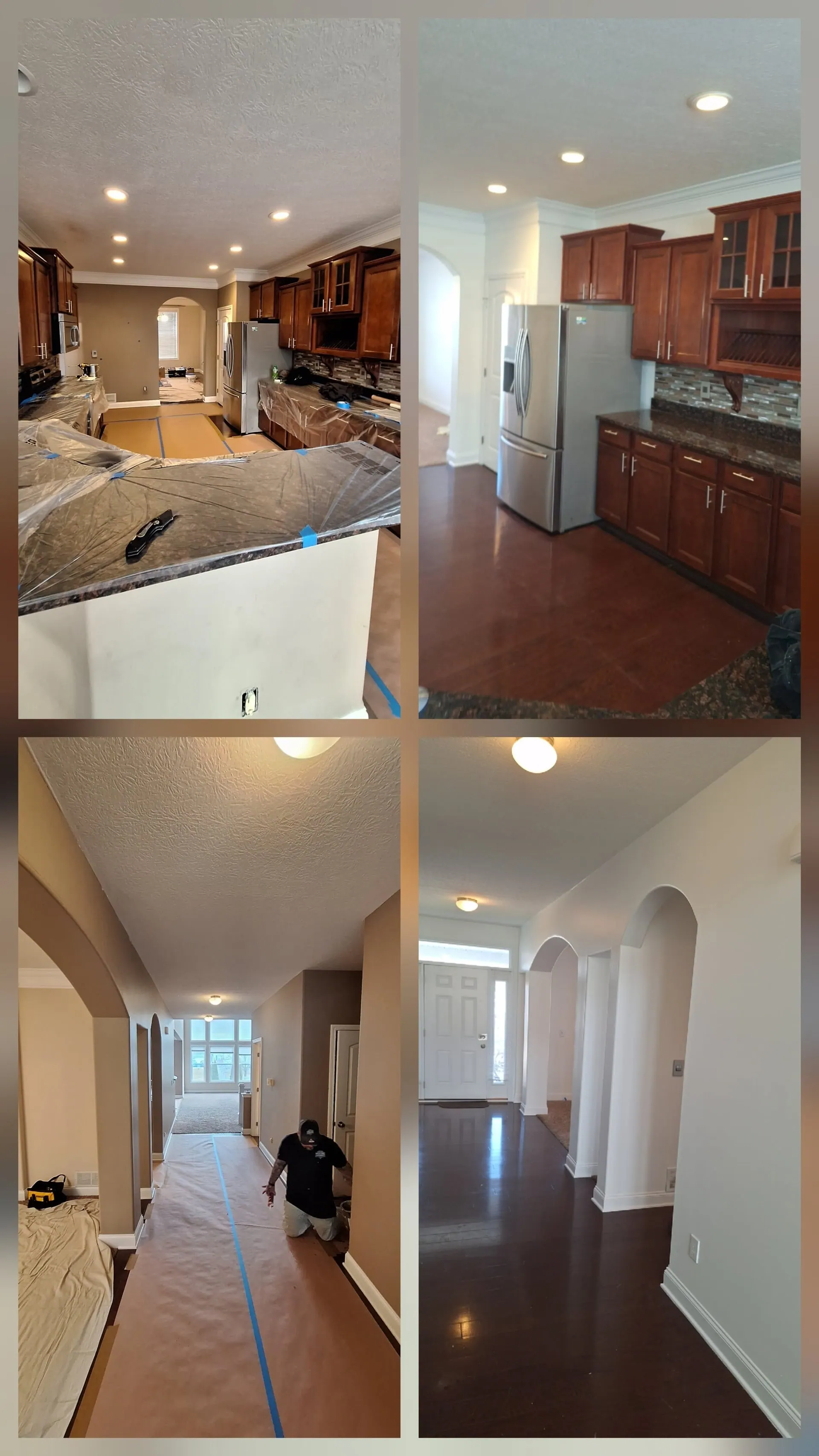 Residential interior painting project
