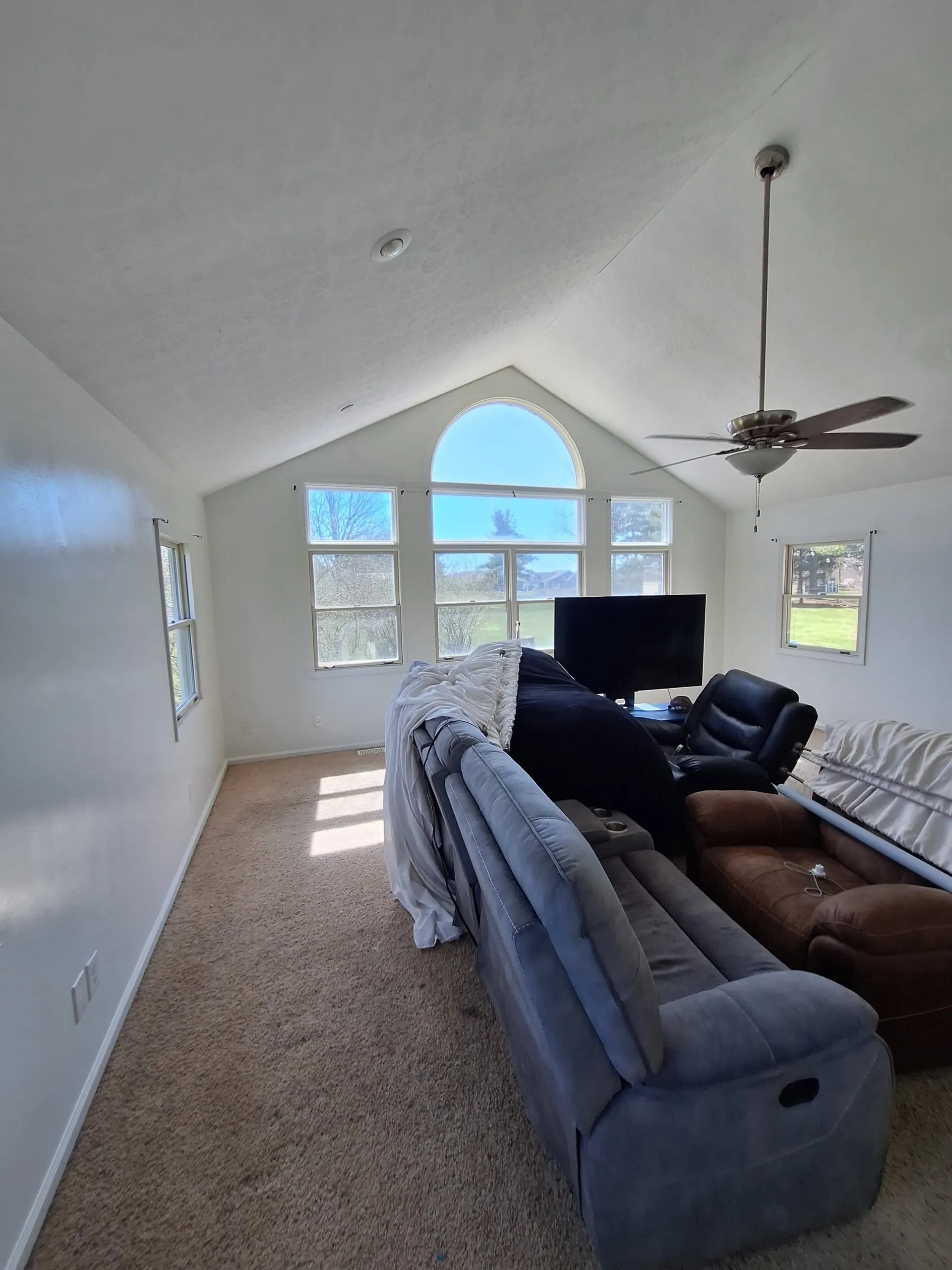 Bright interior ready for new cabinet painting in Fairfield County